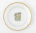 Herend Christmas Drum dessert plate